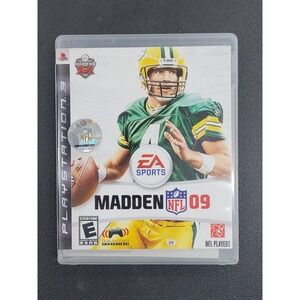 Madden NFL 09 (Sony PlayStation 3, 2008) Good Condition